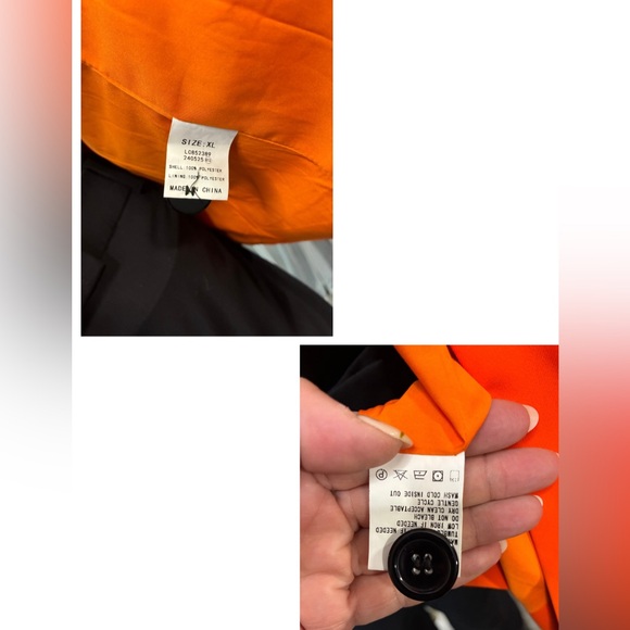 Women's Orange Blazer - Picture 4 of 4